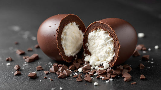 Chocolate Egg With Marshmallows Inside - Hill Country Chocolate