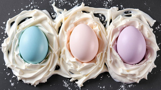 Easter Eggs With Whipped Cream - Hill Country Chocolate