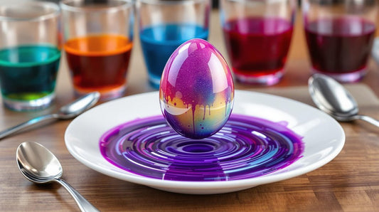 How to Dye Easter Eggs With Food Coloring - Hill Country Chocolate