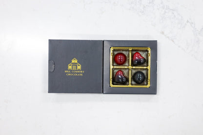 Big love Valentine box - 4 piece - Hill Country Chocolate