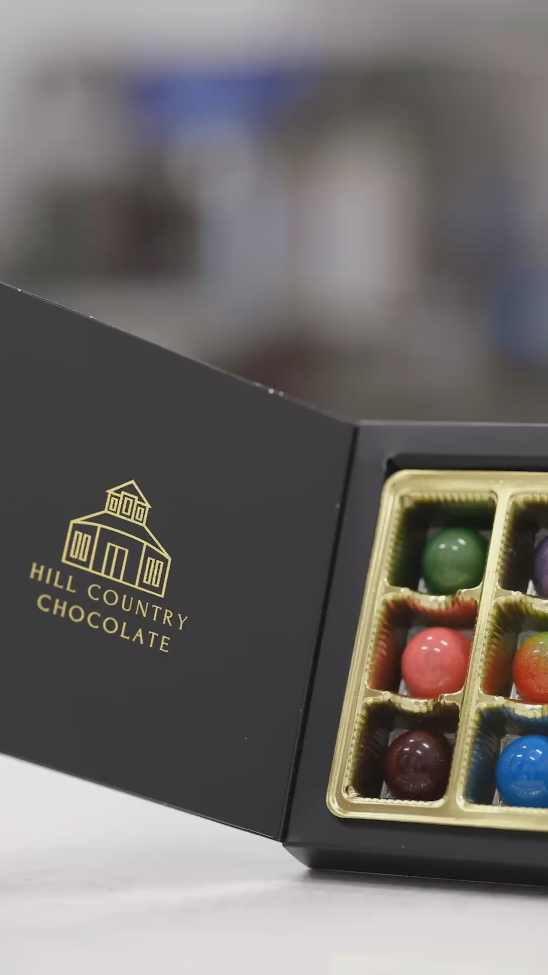 9 piece Signature Artisanal Bonbon Collection - Hill Country Chocolate